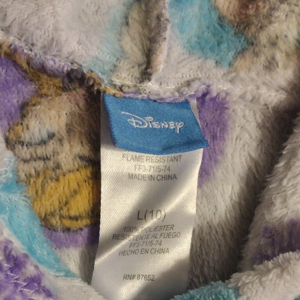 Kids Pajamas with Hood - White and Purple - Picture 2 of 8